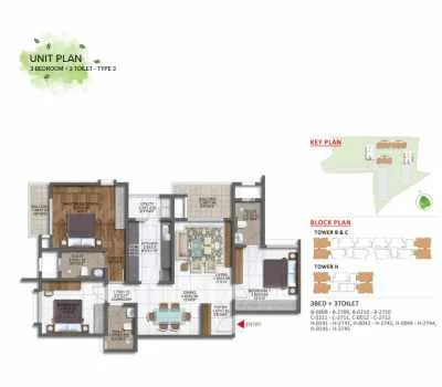 3 BHK plan