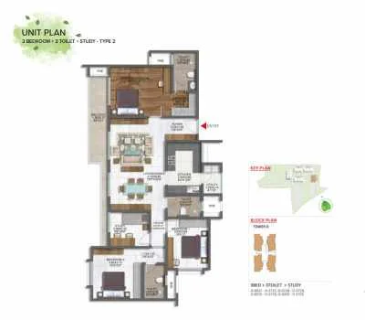 4 BHK plan